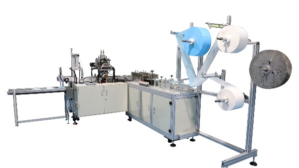 點膠機廠家論述一拖二、一拖一平面口罩機的區(qū)別