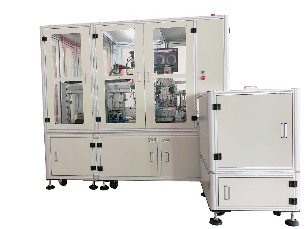 CR-4009A全自動(dòng)視覺(jué)插殼點(diǎn)膠機(jī)